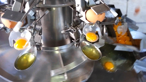 工場 自動 卵 洗浄 卵 を 割る 液体 パステウライゼーション 製造 機械